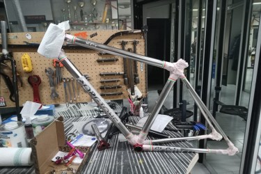 XCr-alpha by Forgione Telai - Gesualdo (AV) - ITALY- Stainless (INOX) Steel tubes with  Silver Fillet Brazed technique